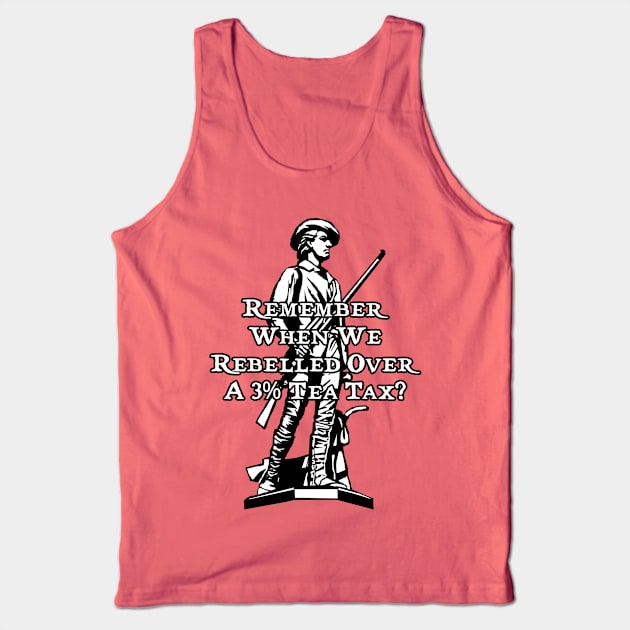 Remember when we rebelled over a 3% tea tax? Tank Top by Among the Leaves Apparel